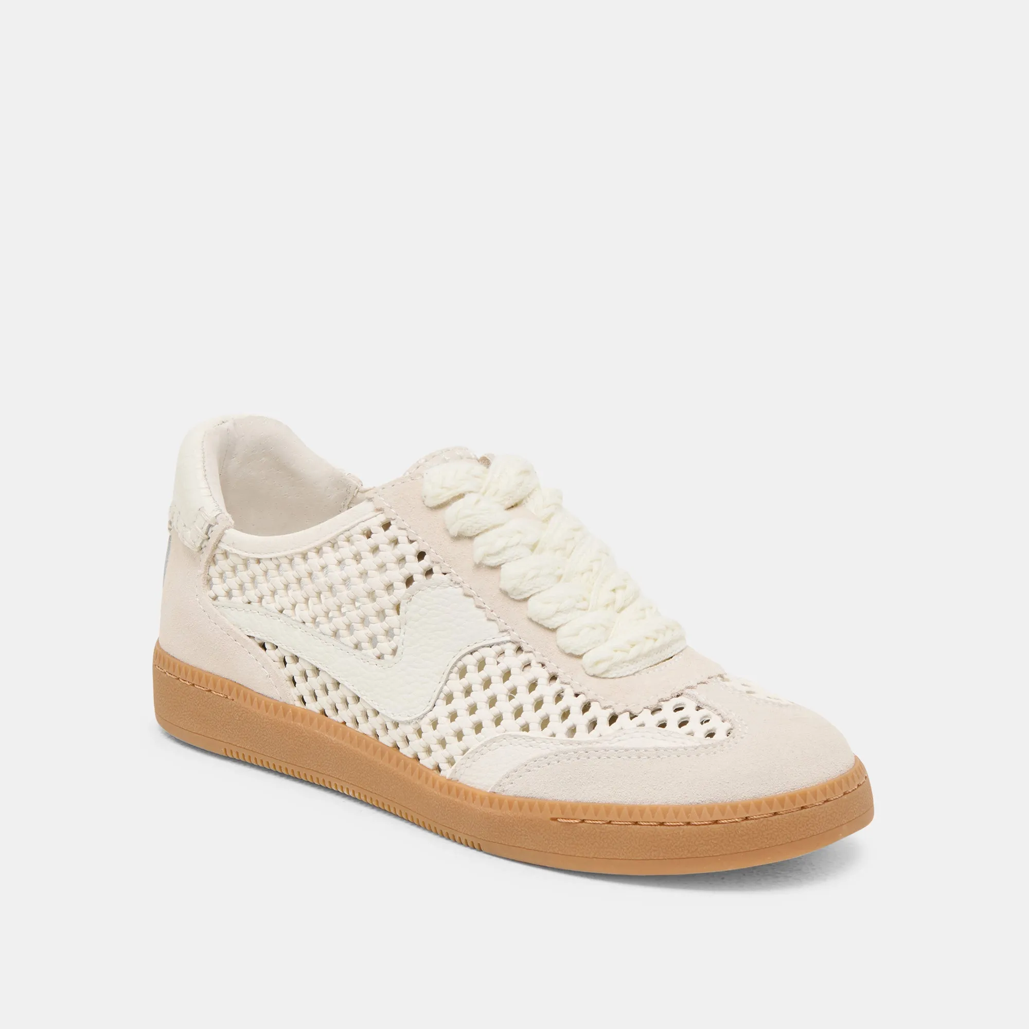 Fast pace NOTICE SNEAKERS IVORY PERFORATED NUBUCK