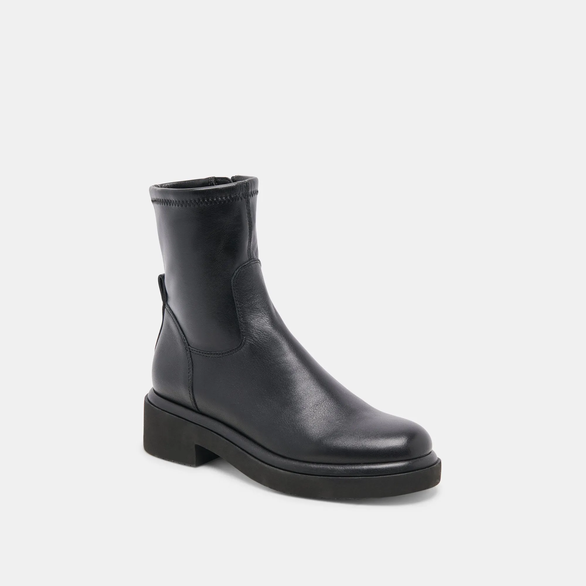 SIMAYA H2O BOOTS BLACK LEATHER Western Pattern City Street