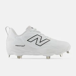 New Balance Women's Fresh Foam X Velo v4 Metal Fastpitch Softball Cleats - Synthetic White  SMVELOS4 All-Season Wear