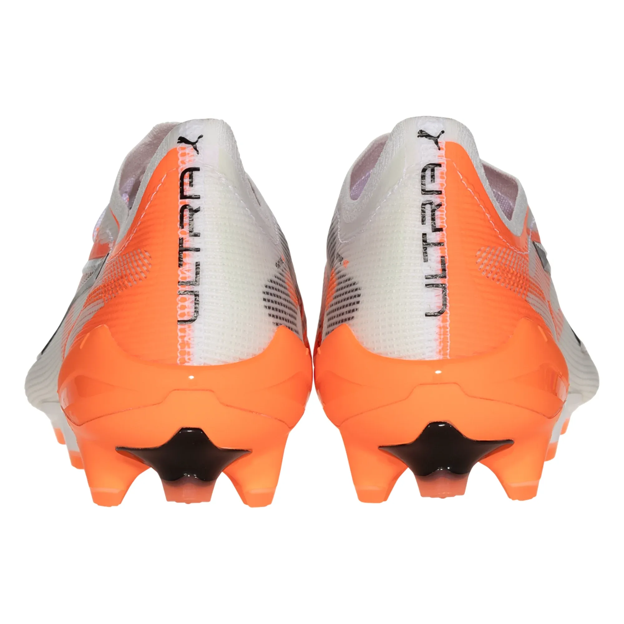 Puma Ultra 5 Ultimate FG Soccer Cleats (Puma White/Puma Black/Red) Reinforced Arch
