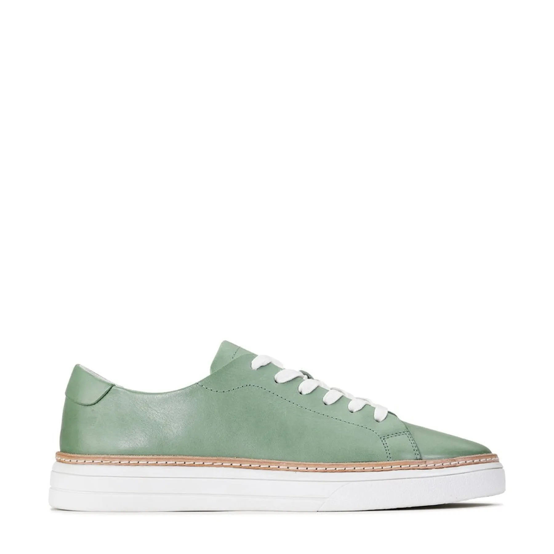 outdoor - style BRIGHTEN LOW-TOP SNEAKERS LEATHER
