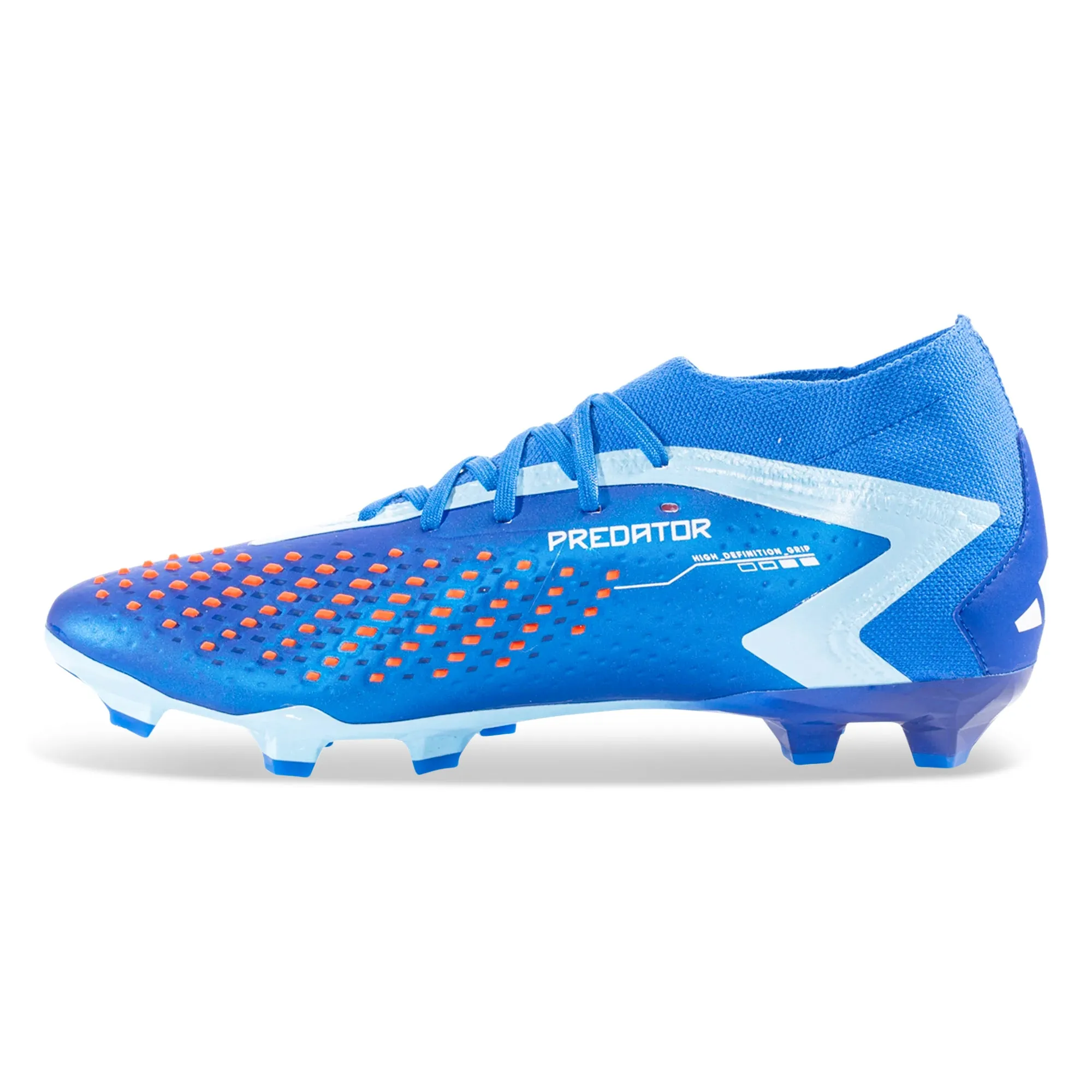 adidas Predator Accuracy.2 Firm Ground Soccer Cleats (Bright Royal/Bliss Blue) Foot Flow