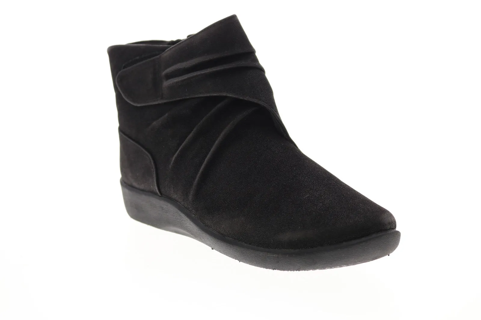 Slip On Style All-Purpose Use Clarks Sillian Tana 26137566 Womens Black Canvas Zipper Chelsea Boots