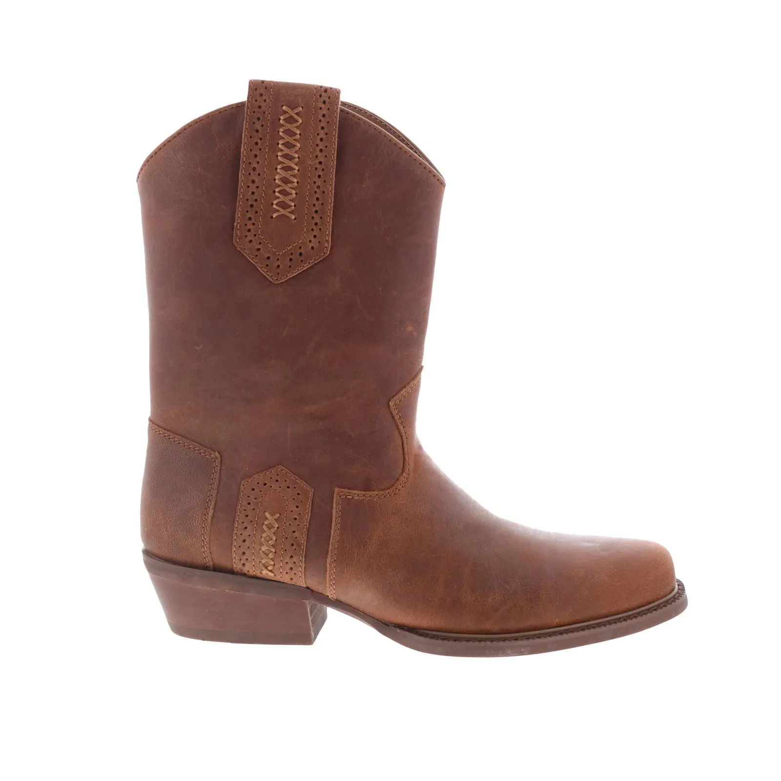 Dingo Cassidy Leather Cowboy Boot DI-213 Mens Brown Leather Western Boots Cold Climate