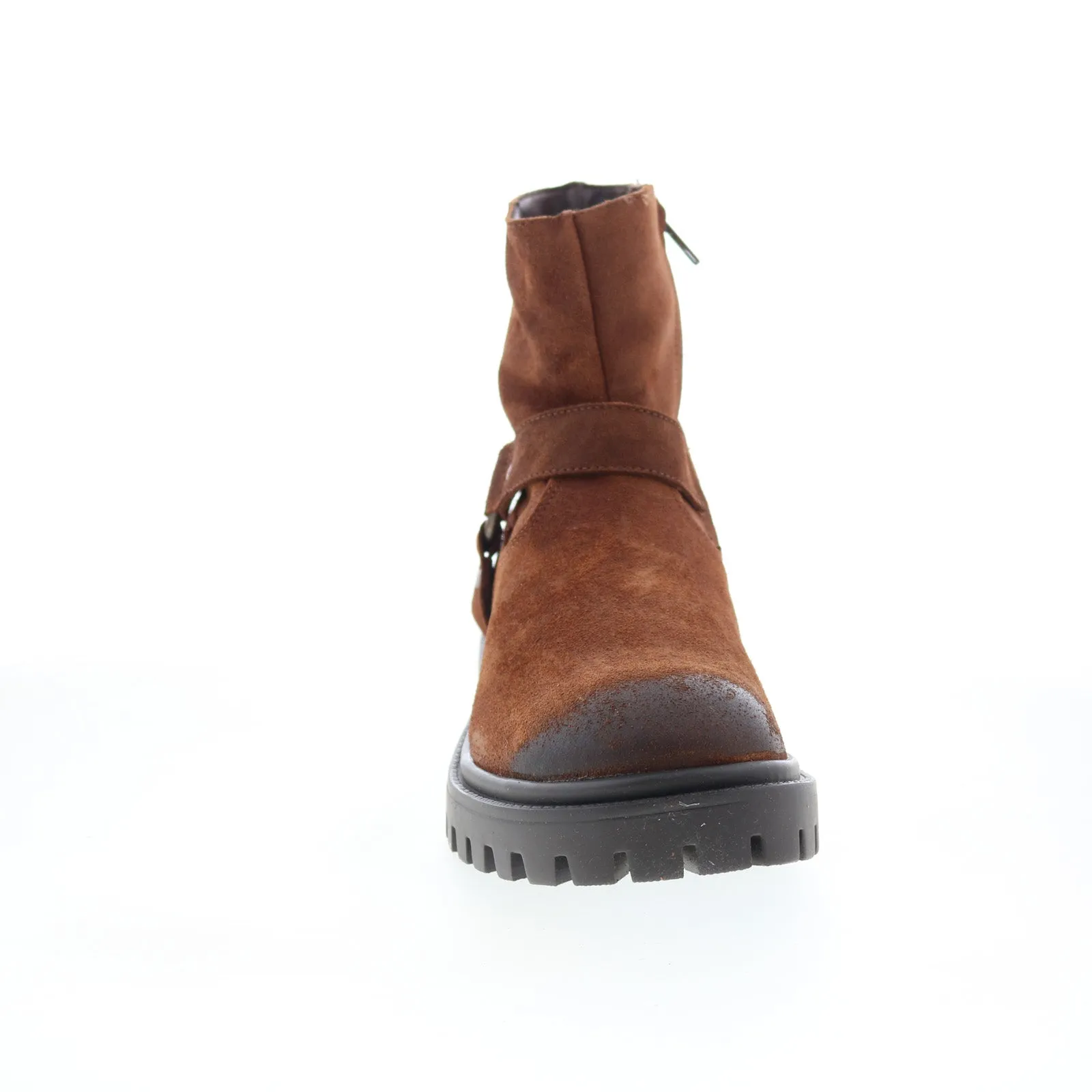 Dingo Road Trip DI-845 Mens Brown Leather Zipper Casual Dress Boots Neutral Build