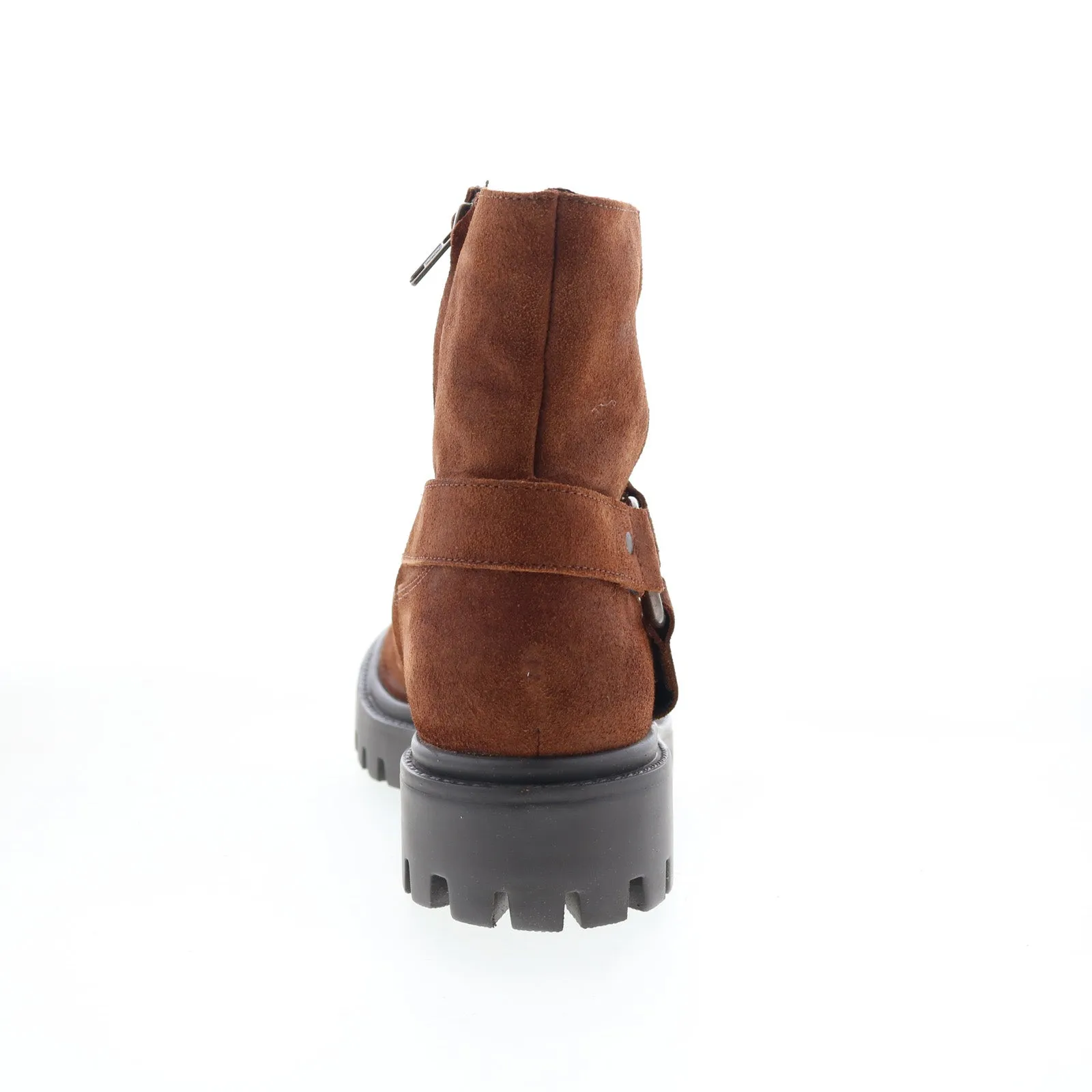 Dingo Road Trip DI-845 Mens Brown Leather Zipper Casual Dress Boots Comfort Wrap