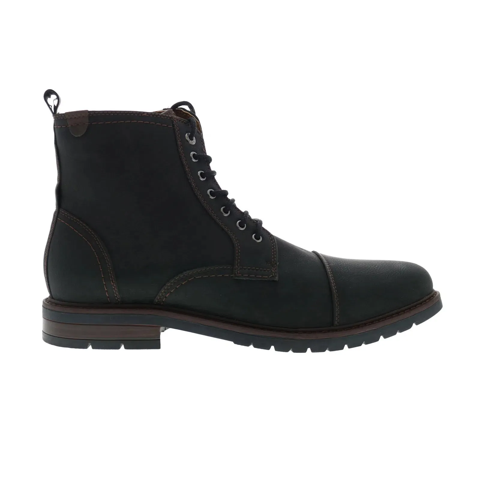 Dockers Rawls 90-43954 Mens Black Synthetic Lace Up Casual Dress Boots Premium Performance