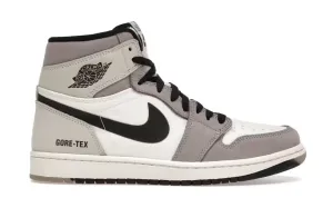 Jordan 1 Retro High Element Gore-Tex Light Bone Sneakers Flat Sole