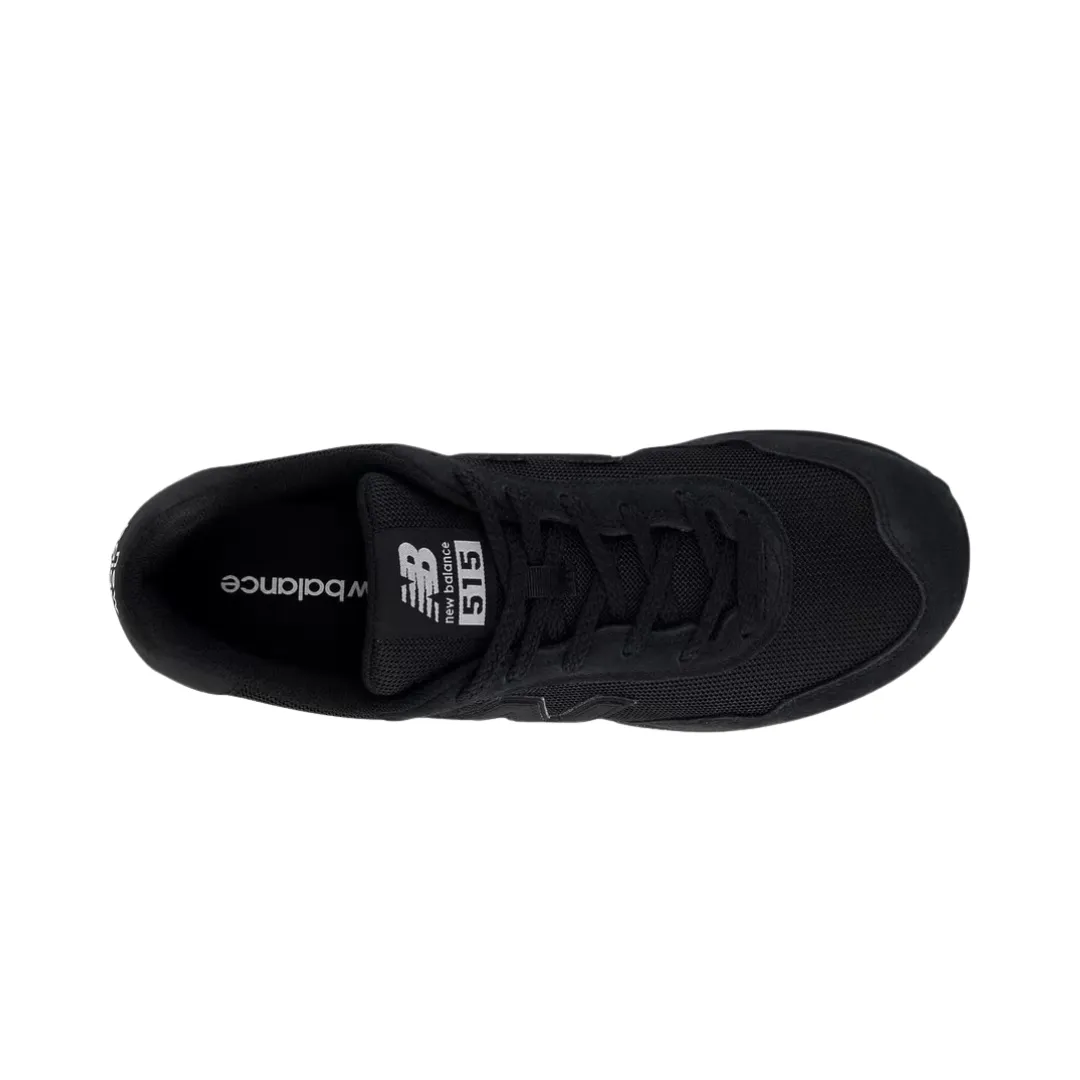 low - cost shoes NEW BALANCE ML515AGR-2E 515 MN'S (Wide) Black Mesh & Suede Running Shoes
