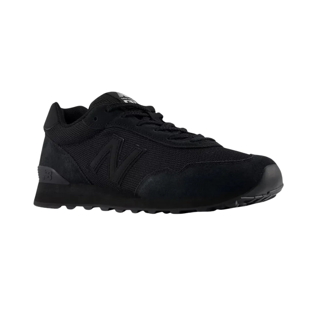 NEW BALANCE ML515AGR-2E 515 MN'S (Wide) Black Mesh & Suede Running Shoes flexible - sole shoes Interval training footwear