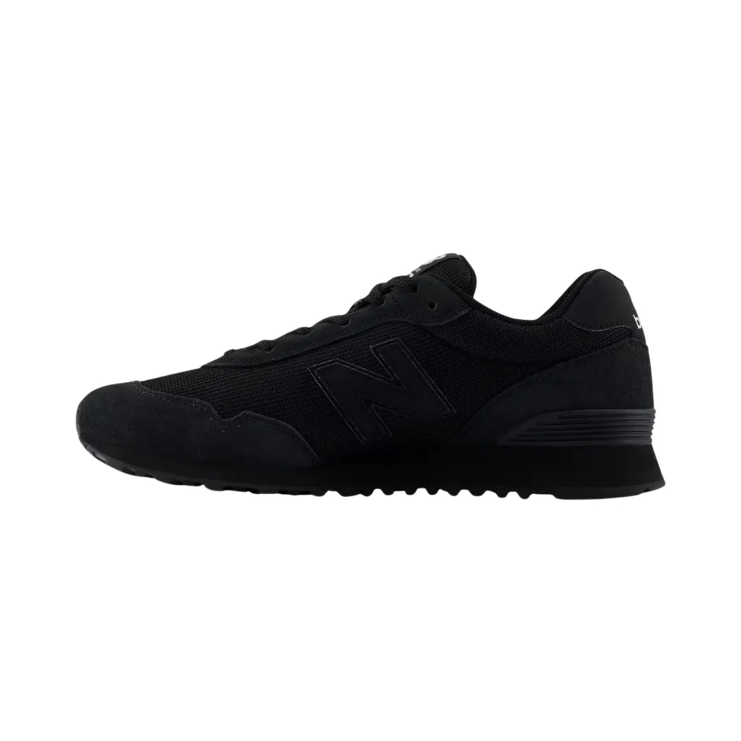 enhance agility NEW BALANCE ML515AGR-2E 515 MN'S (Wide) Black Mesh & Suede Running Shoes