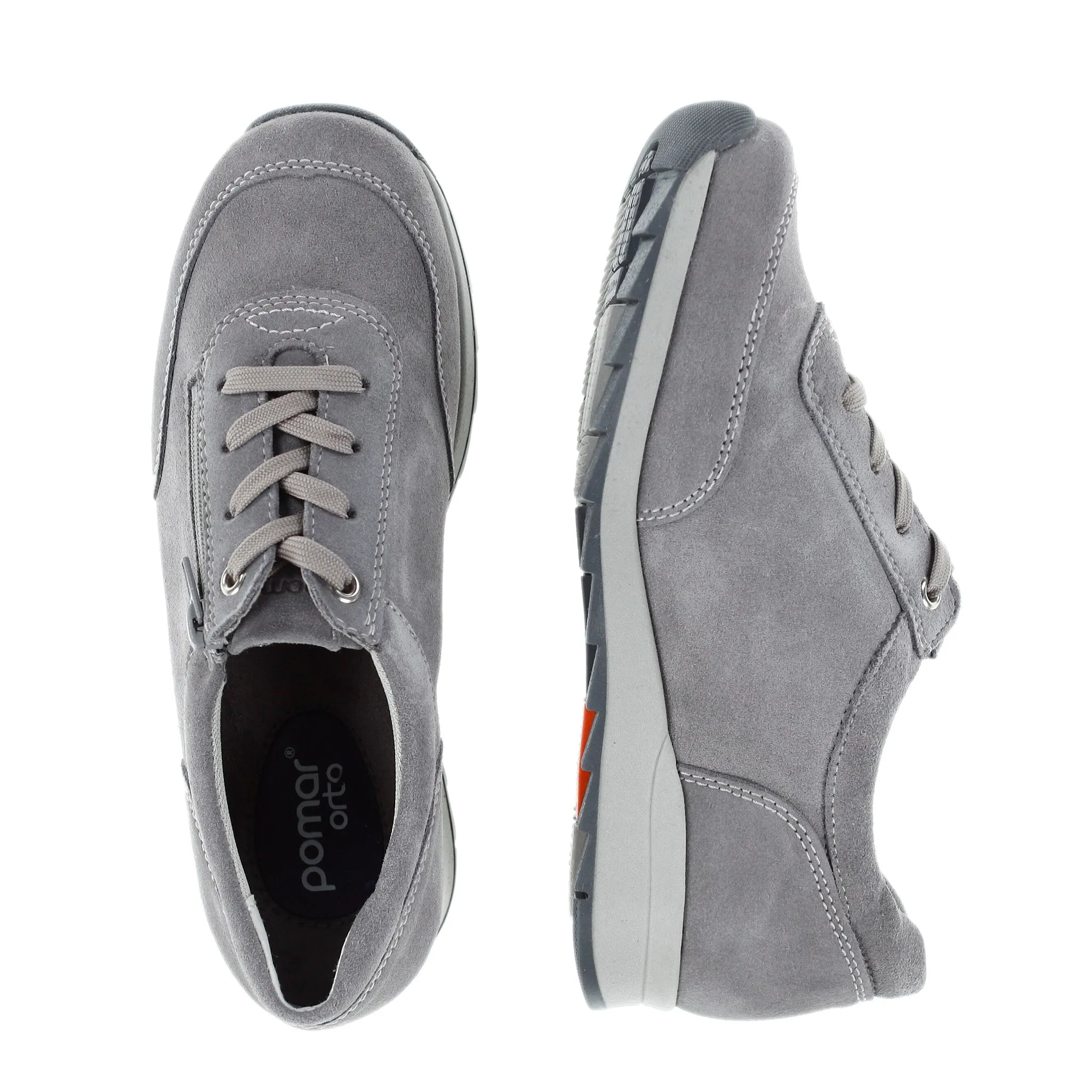Classy comfort Supportive Heel MESI Women's Pomar  side-zip sneakers
