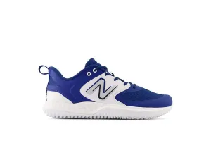 Elegant Piece Breathable flair New Balance Men's Fresh Foam 3000 V6 Turf Baseball Shoes - Royal Blue with White - T3000TB6