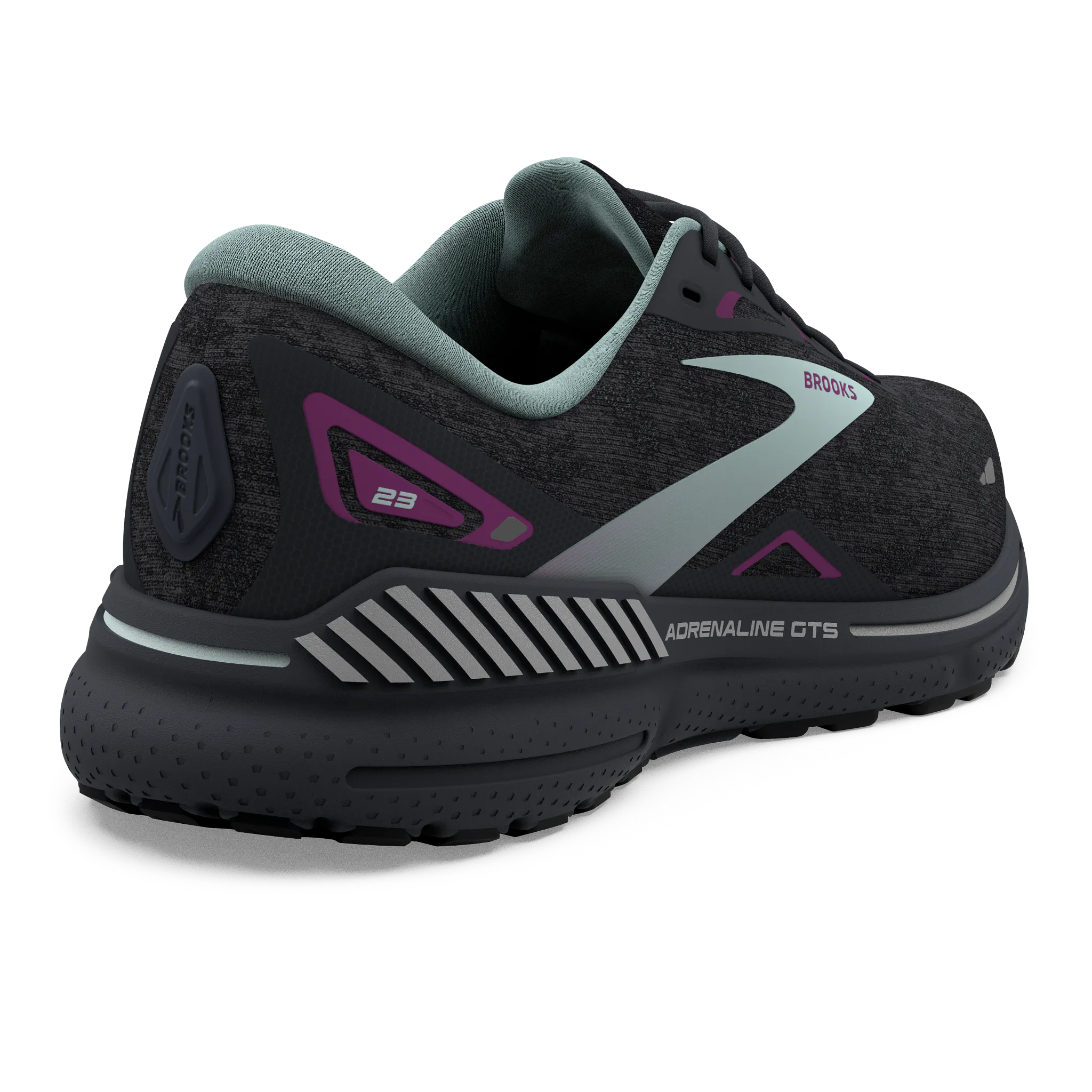 Women's Adrenaline GTS 23 budget - friendly running shoes running in a sidewalk area shoes