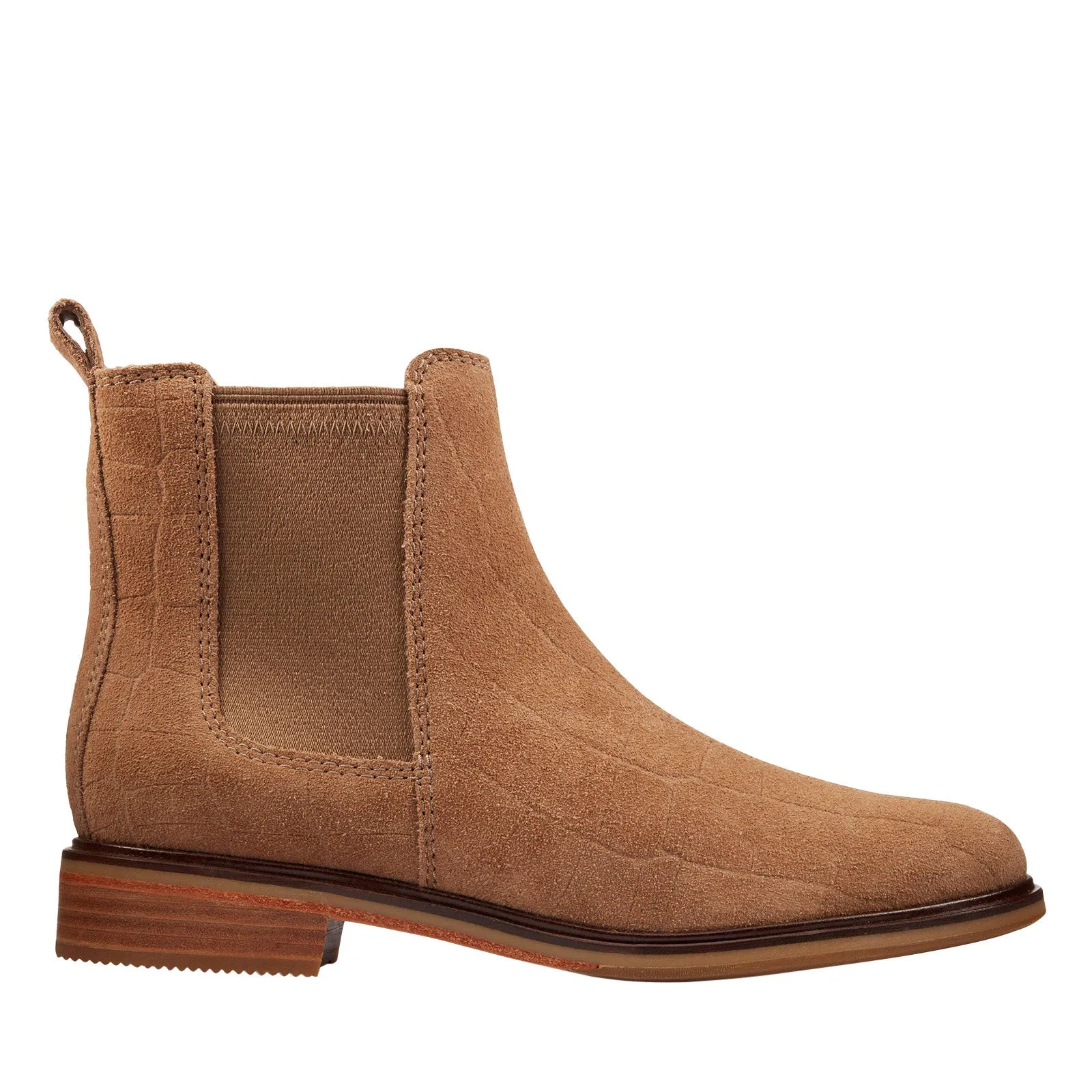 Reinforced Bootie Cut Clarks Clarkdale Arlo 26162643 WoWomens Brown Leather Slip On Chelsea Boots
