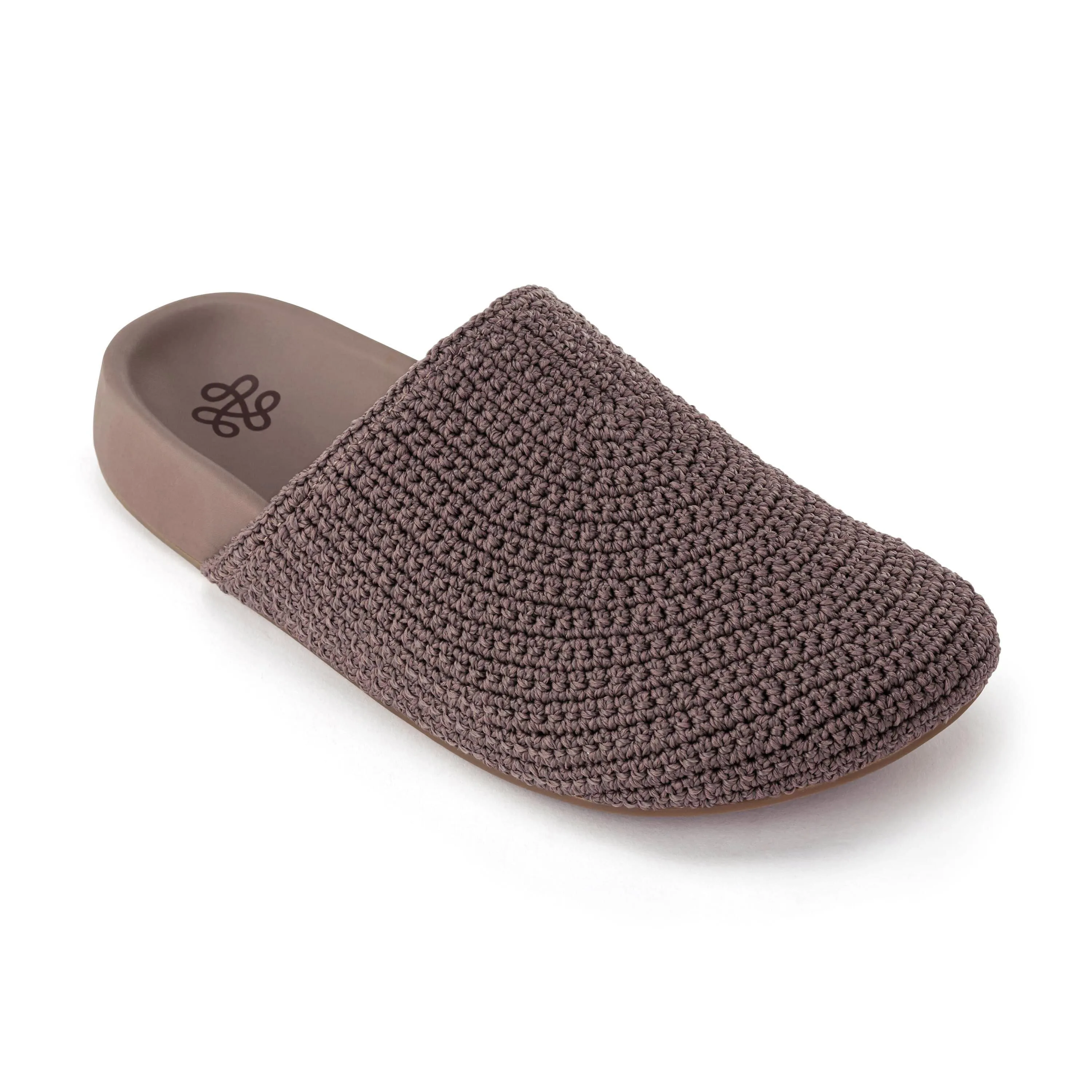 Bolinas Clog - Hand Crochet - Mushroom Peace Mood Stage Glow