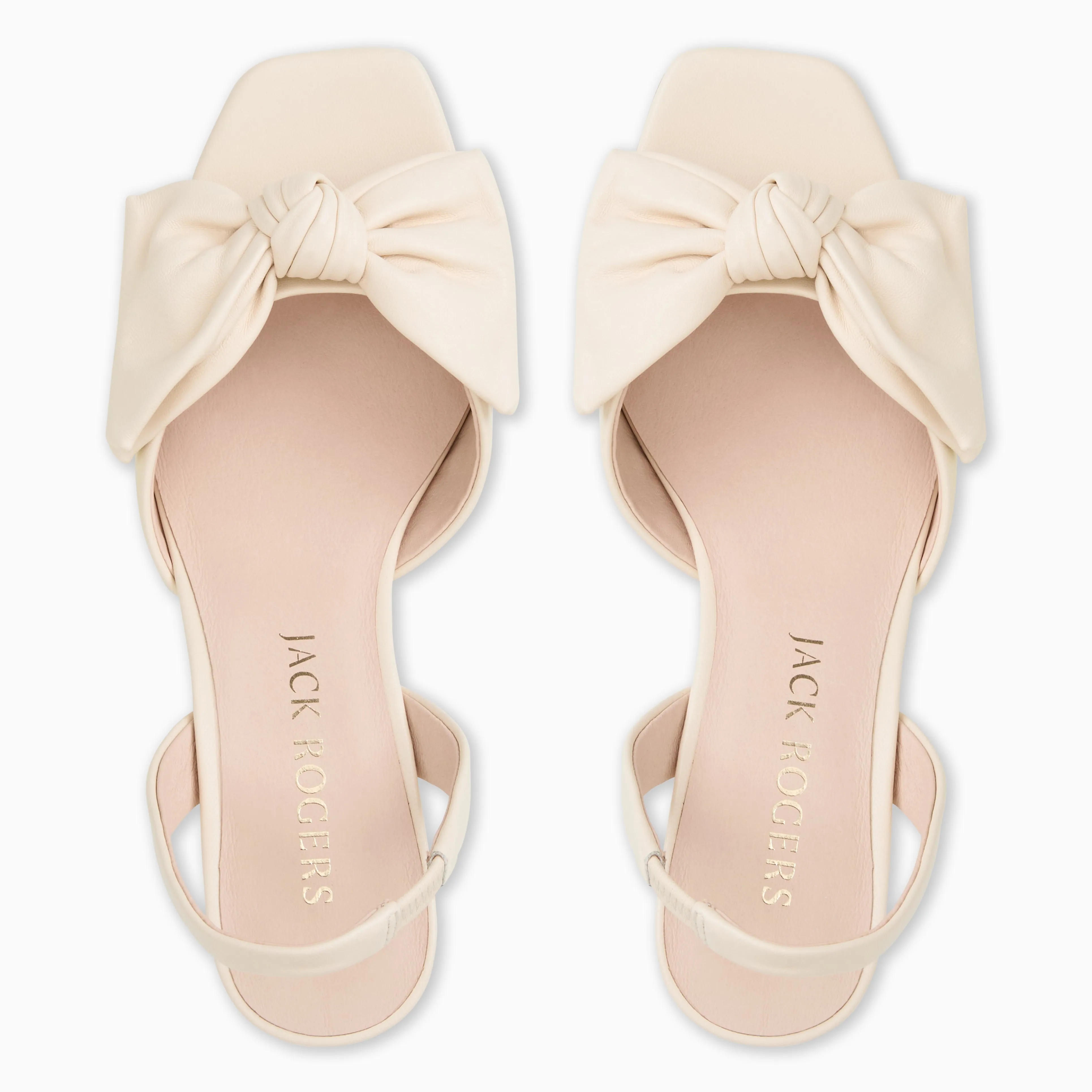 Happy Move Mono Style Eloise Bow Slingback Heel
