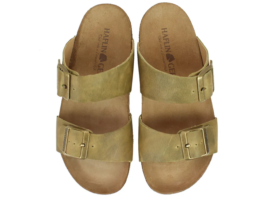 Quality Game Ready Haflinger Sandals Andrea Country Olive