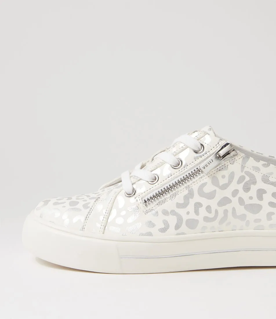 Lace Up Style ZIERA AUDRY WHITE SILVER LEO