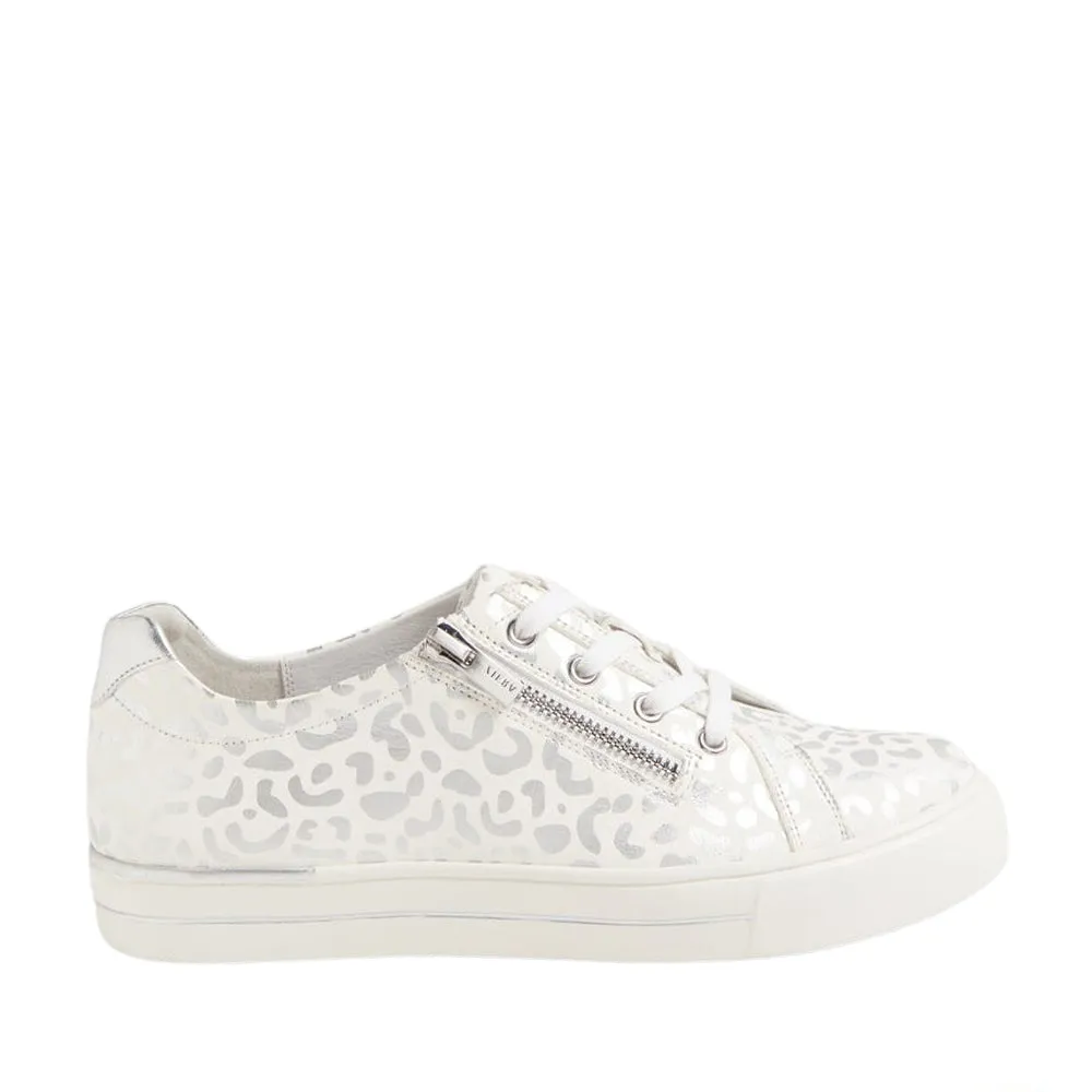 ZIERA AUDRY WHITE SILVER LEO Ankle wrap
