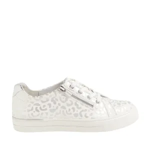 ZIERA AUDRY WHITE SILVER LEO Ankle wrap