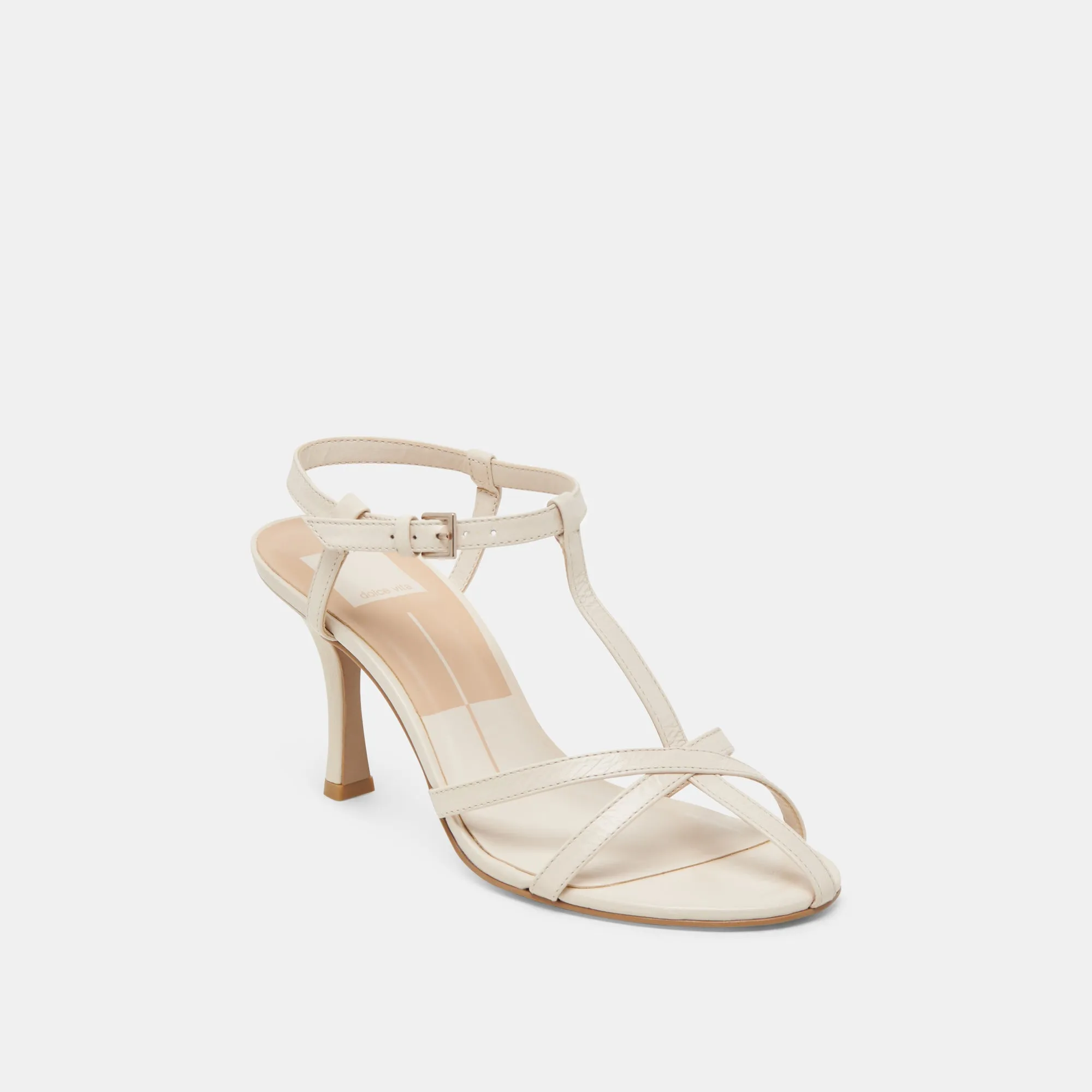 LIANE HEELS BONE CRINKLE PATENT Anti blister