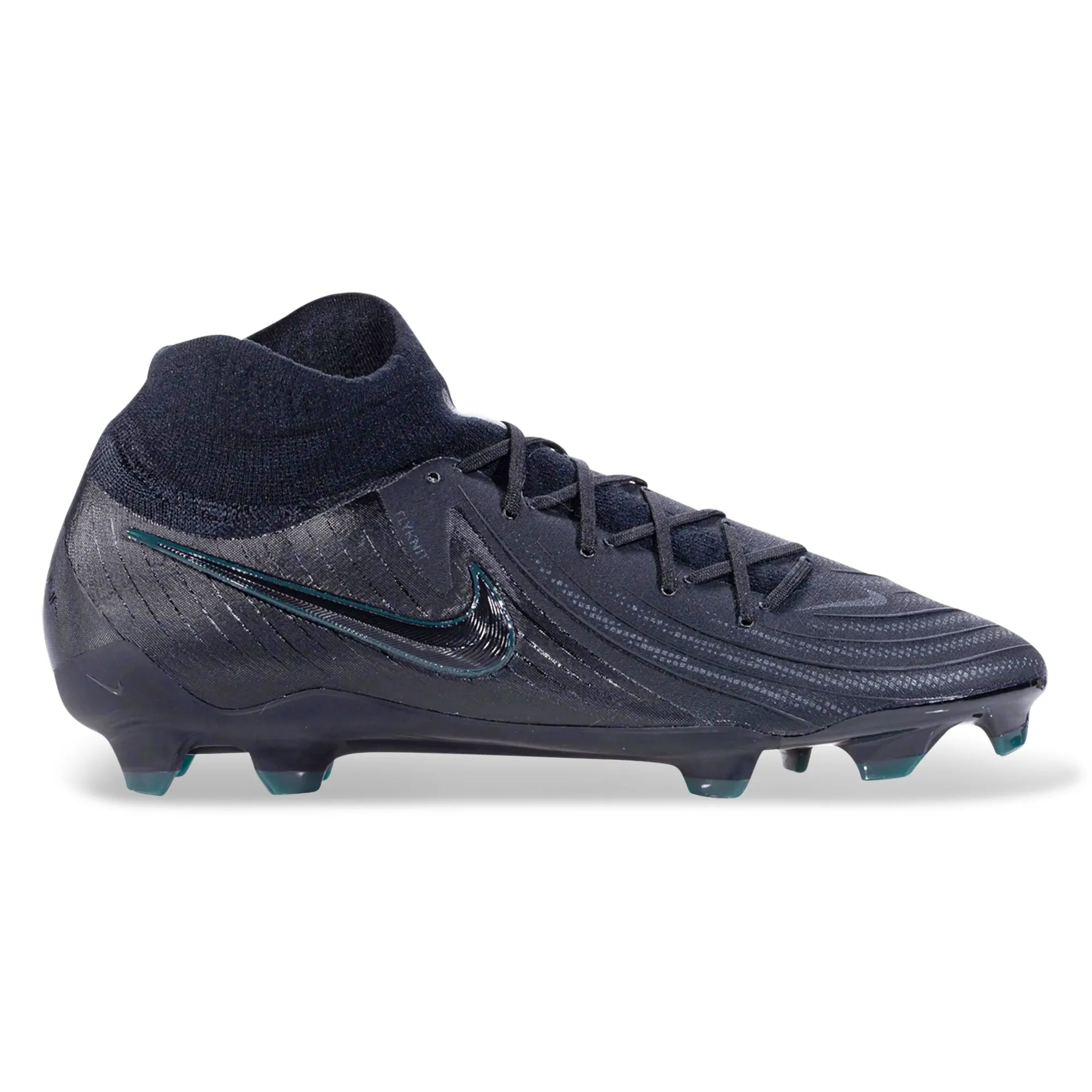 Nike Phantom Luna II Pro FG Soccer Cleats (Black/Deep Jungle) Rapid Movement Cushion Arch
