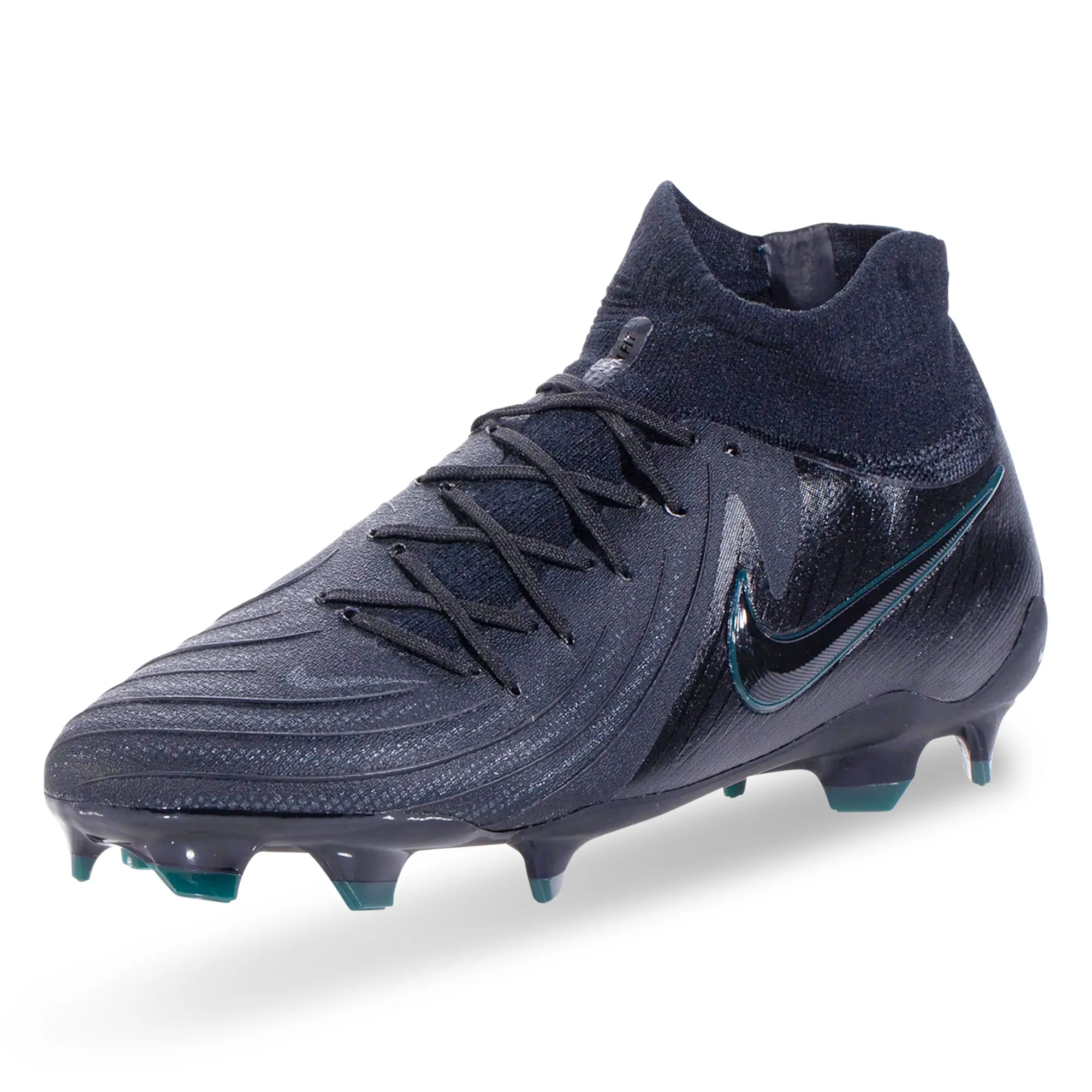 Adult Player Nike Phantom Luna II Pro FG Soccer Cleats (Black/Deep Jungle)