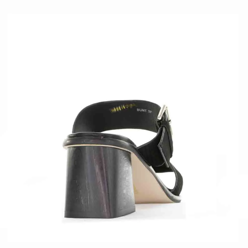 TAMARA LONDON BUNT BLACK Zip Closure Earth Tones