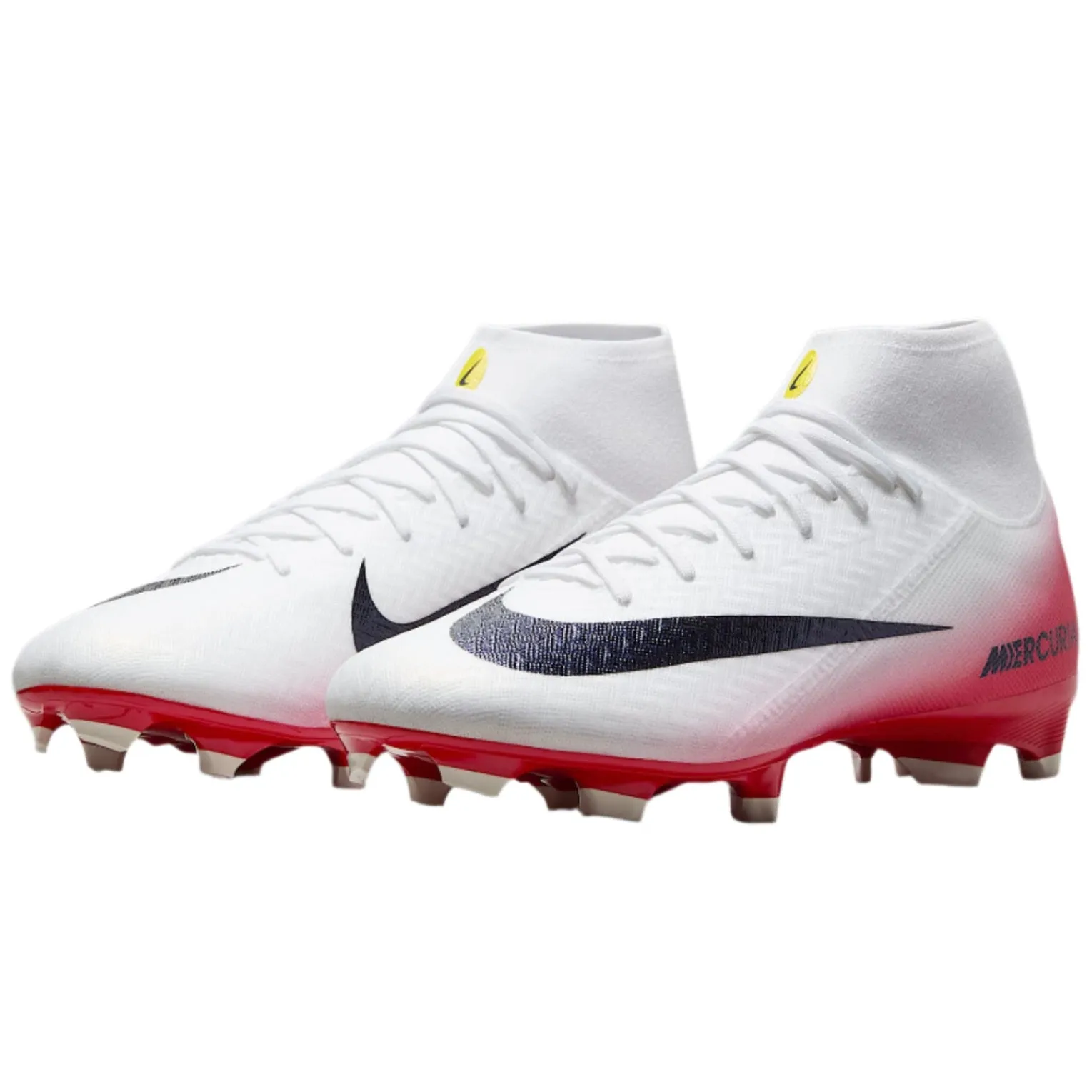 Responsive sole Agility Gear Nike Zoom Superfly 10 Academy LV8 Firm Ground/Multi Ground Soccer Cleats (University Red/Dark Obsidian)