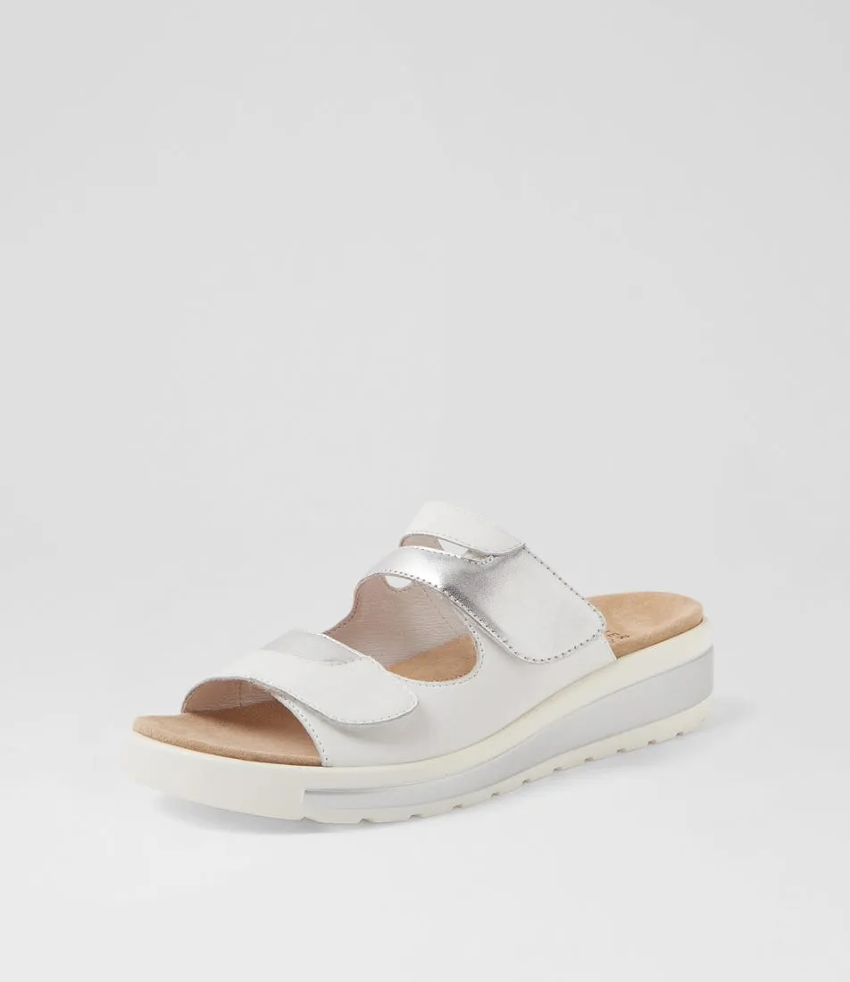 ZIERA GENRA WHITE SILVER Strap Easy Fire Glow