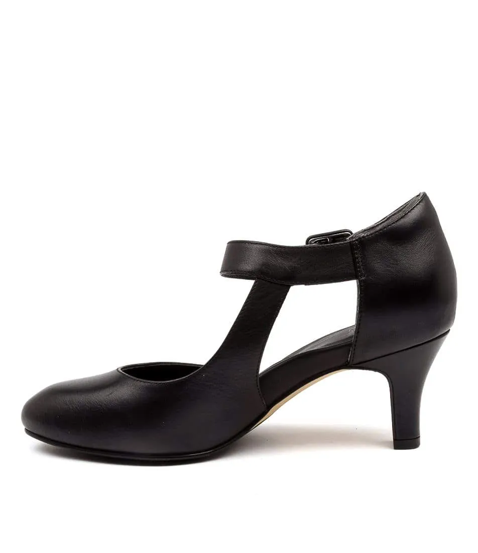 ZIERA TIMON BLACK Glittery Pumps Winter Pumps