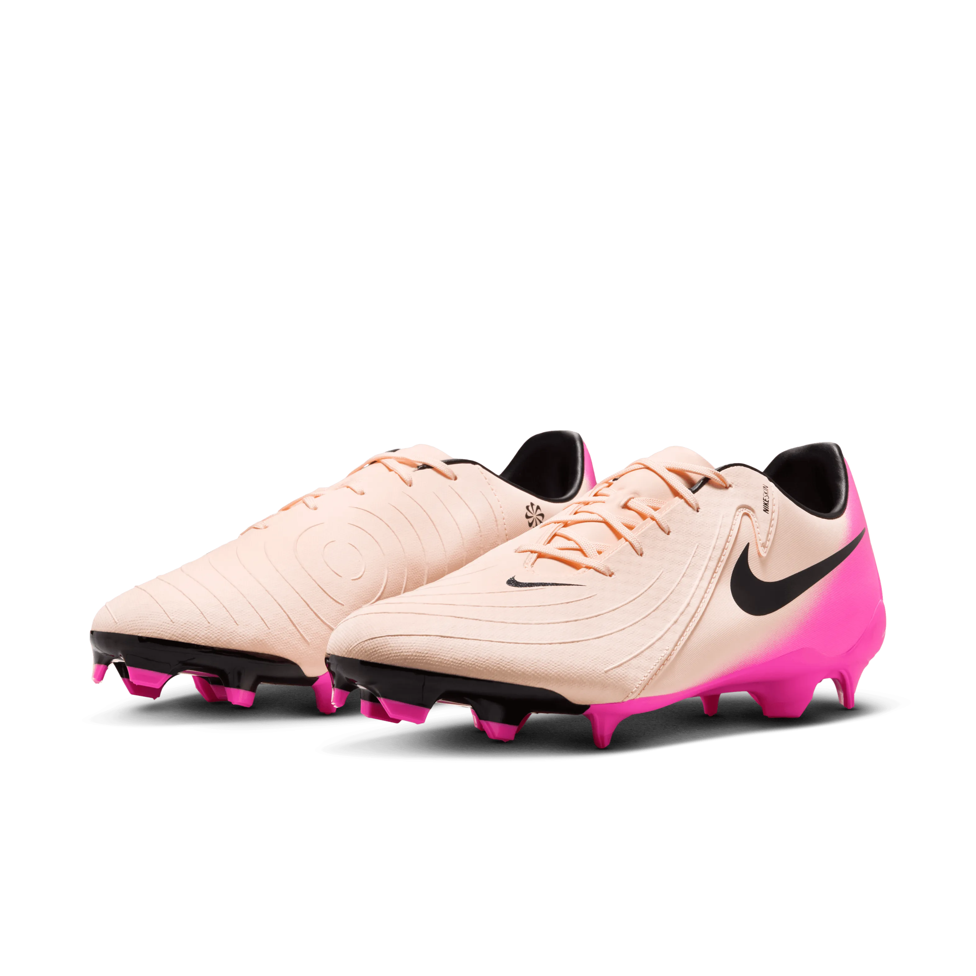 Nike Phantom GX 2 Academy FG/MG (Crimson Tint/Black/Pink Blast) Leg Slim Easy Wear