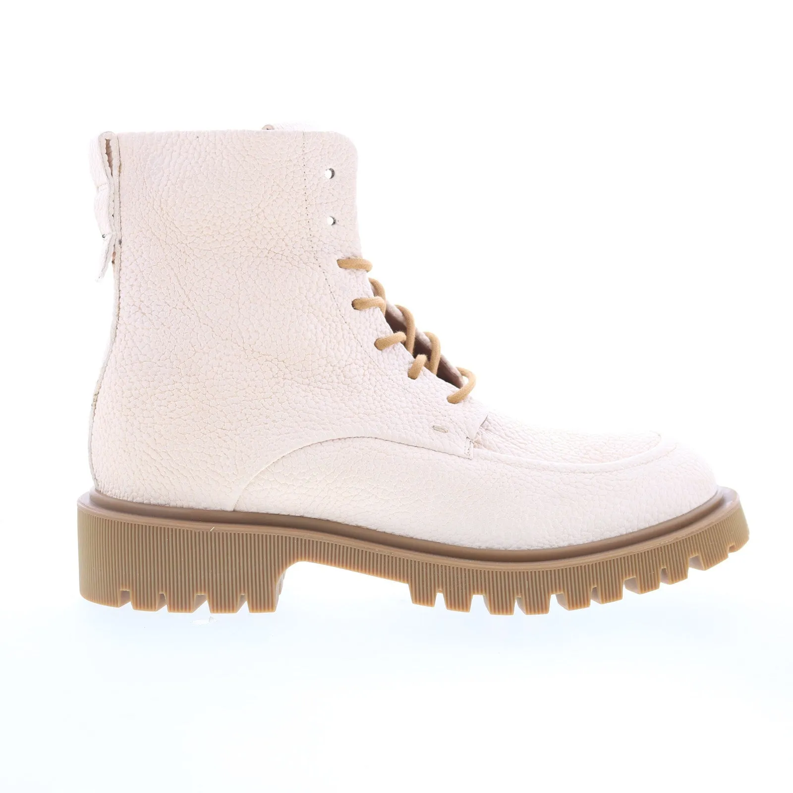 Easy to Wear A.S. 98 Truett Womens White Leather Lace Up Casual Dress Boots