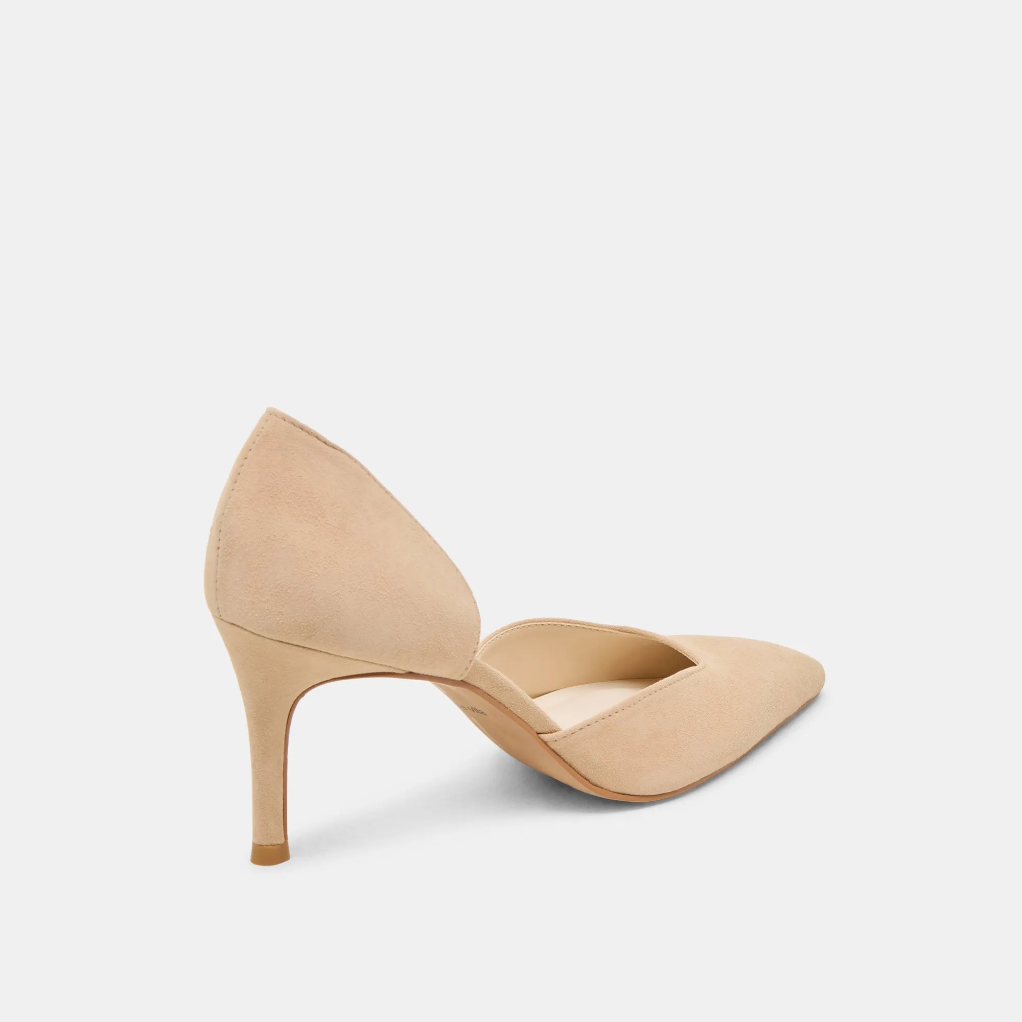 Peep Toe Sandals ELOY HEELS TAN SUEDE
