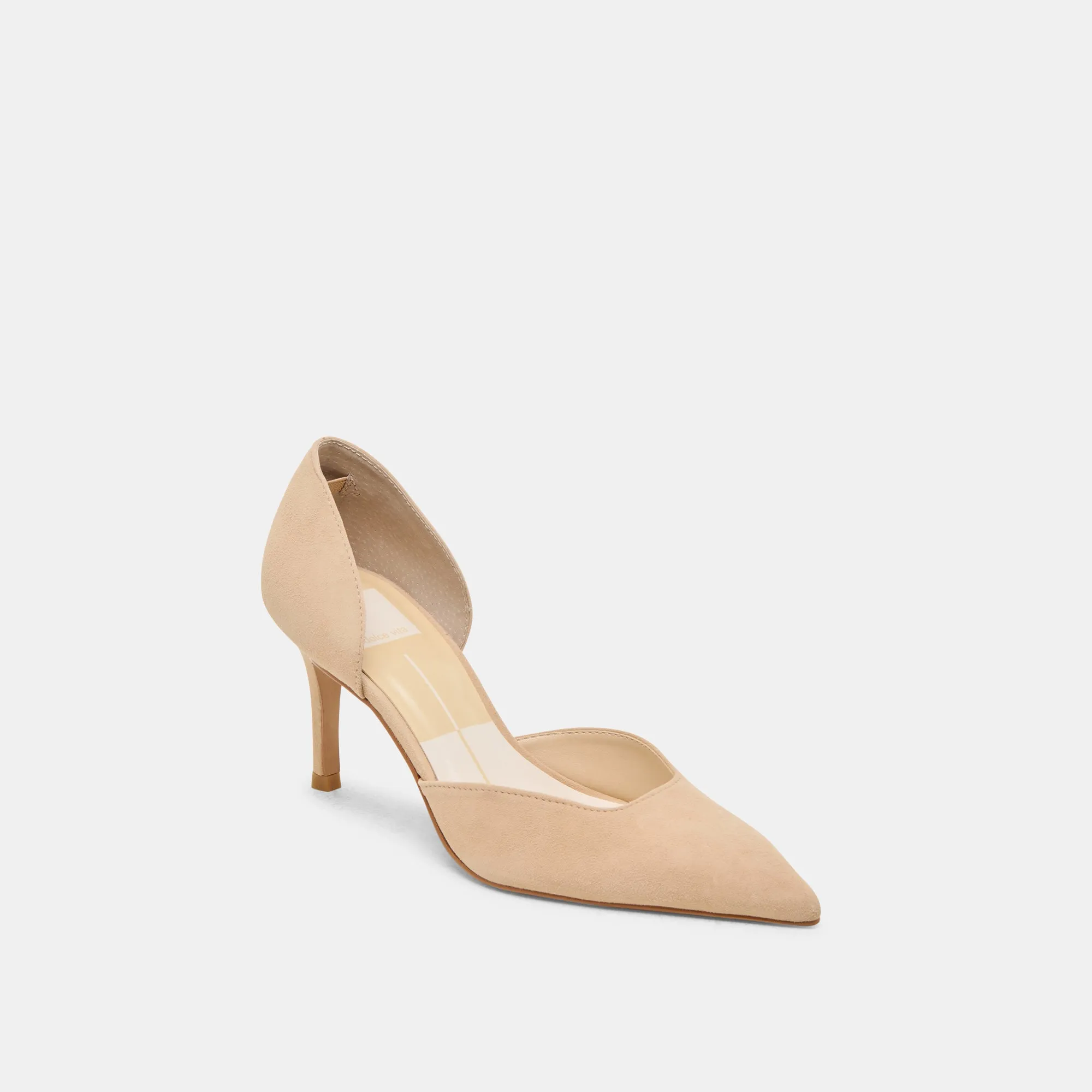 Trendy Platform Heels ELOY HEELS TAN SUEDE