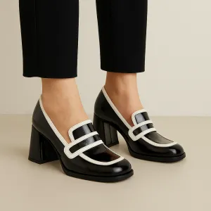 TAMARA LONDON BERGEN BLACK MULTI Durable Fit Stylish Slip-on Shoes