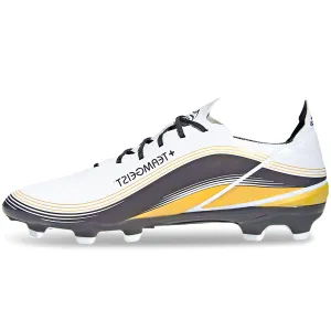 adidas Gamemode Firm Ground Soccer Cleats (Cloud White/Gold Metallic) Energy Gear