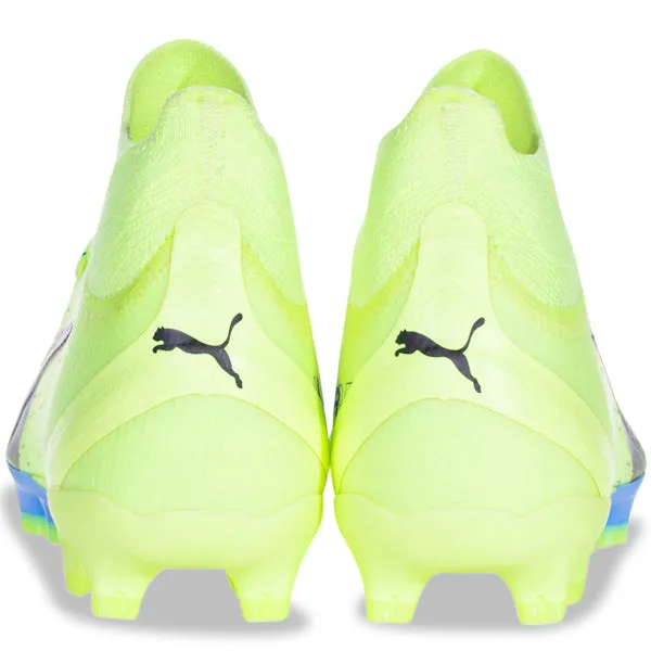 Stable Sole Puma Ultra Pro FG/AG Soccer Cleats (Fizzy Light/Parisian Blue)