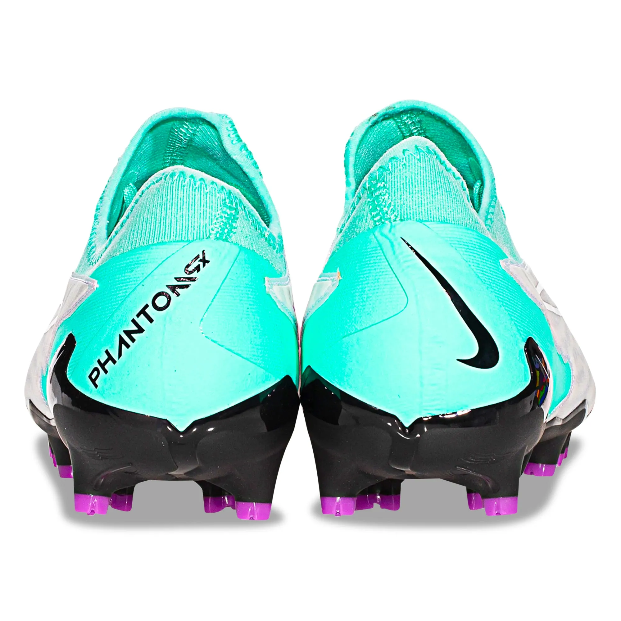 Cushion Support Nike Phantom GX Pro Firm Ground Soccer Cleats (Hyper Turquoise/Fuchsia Dream)