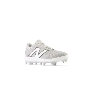 New Balance Men's FuelCell 4040 V7 Molded Baseball Cleats - Raincloud / Optic White - PL4040G7 Light Flex