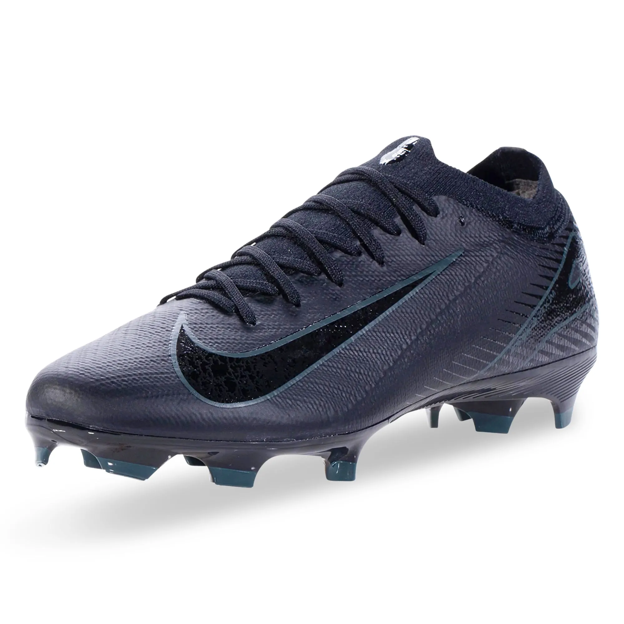 Speed Design Sharp Footwork Nike Zoom Vapor 16 Pro FG Soccer Cleats (Black/Deep Jungle)