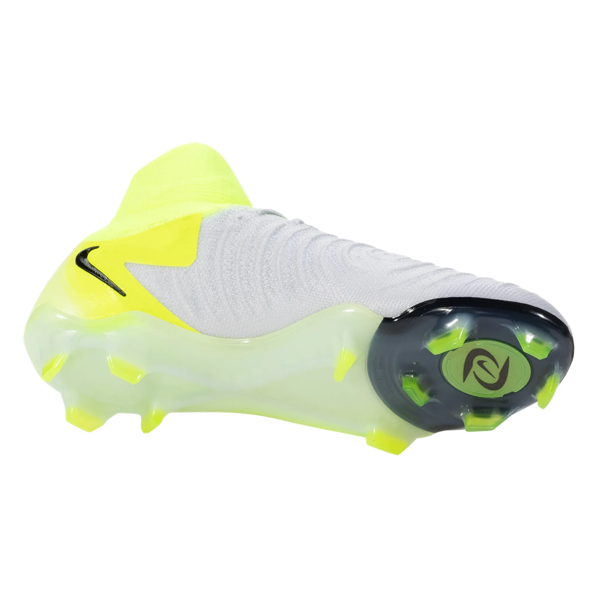 Traction Zone Nike Phantom Luna II Elite FG Soccer Cleats (Metallic Slver/Black-Volt)