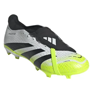 adidas Predator League FT FG/MG Soccer Cleats (White/Lucid Lemon) Light support