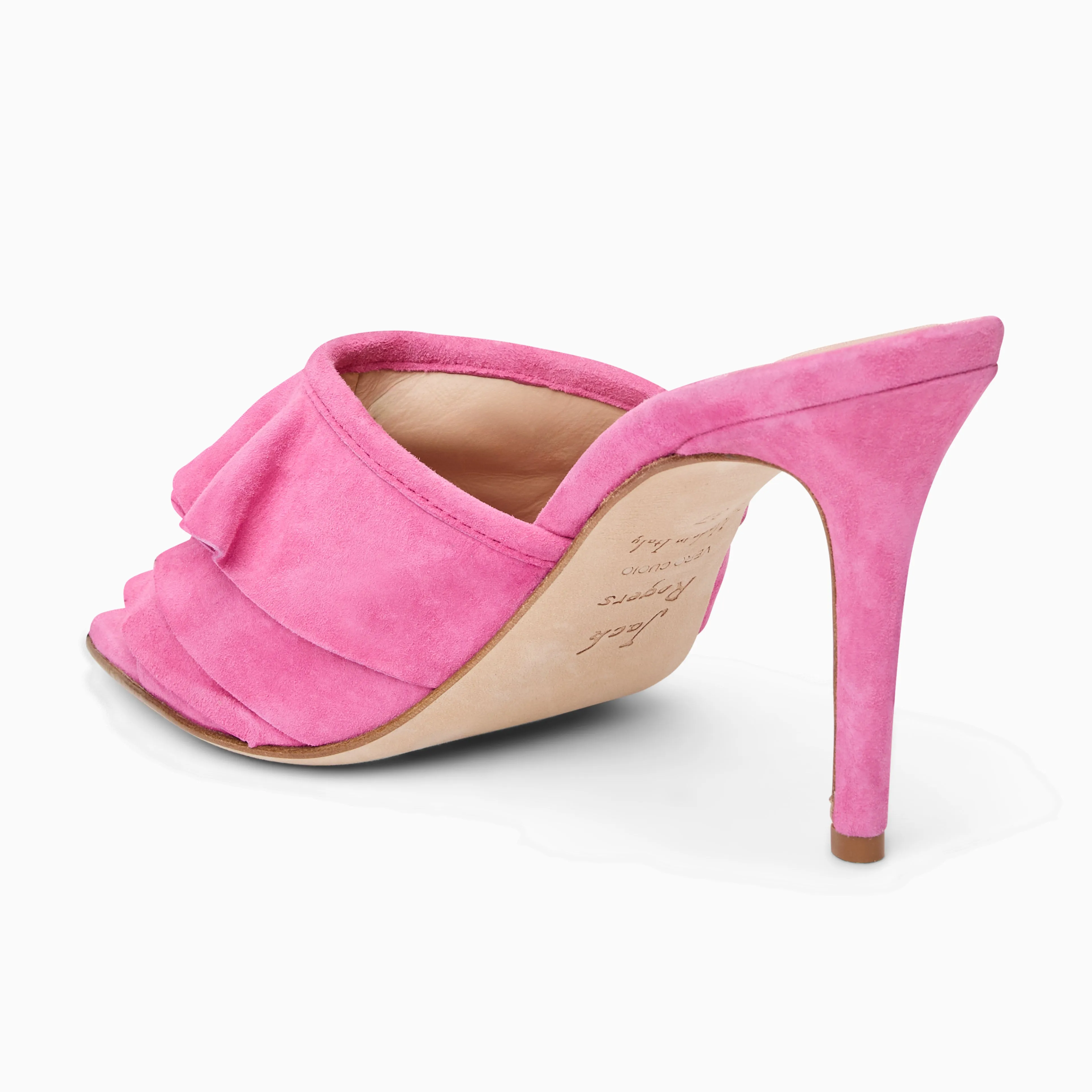 Beach Vibe night walk Beatrice Suede Ruffle Heel