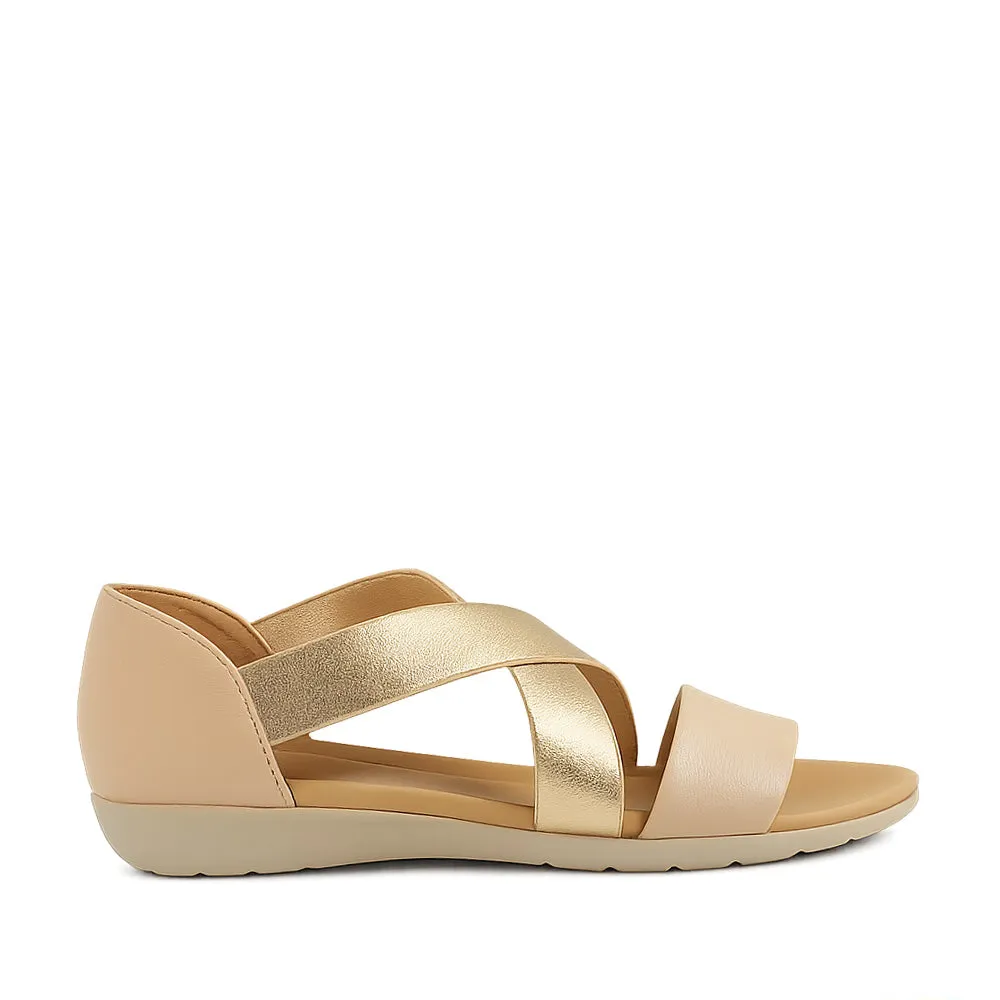 ZIERA UMATO VANILLA PALE GOLD Runway Glow Fashion Edge