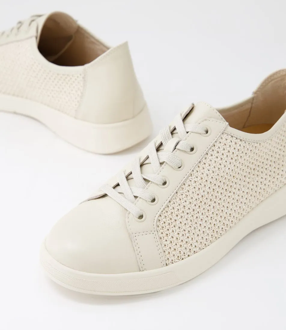 ZIERA ACKLA MILK BEIGE Rubber Sole