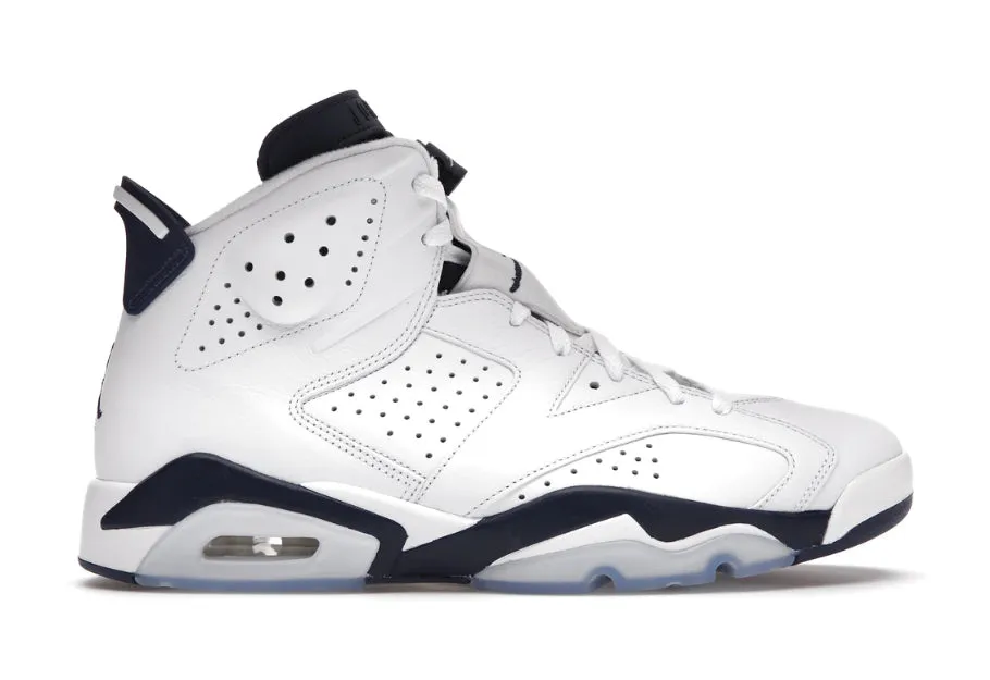 High-Performance Support Cushioned Midsole Jordan 6 Retro Midnight Navy (2022)