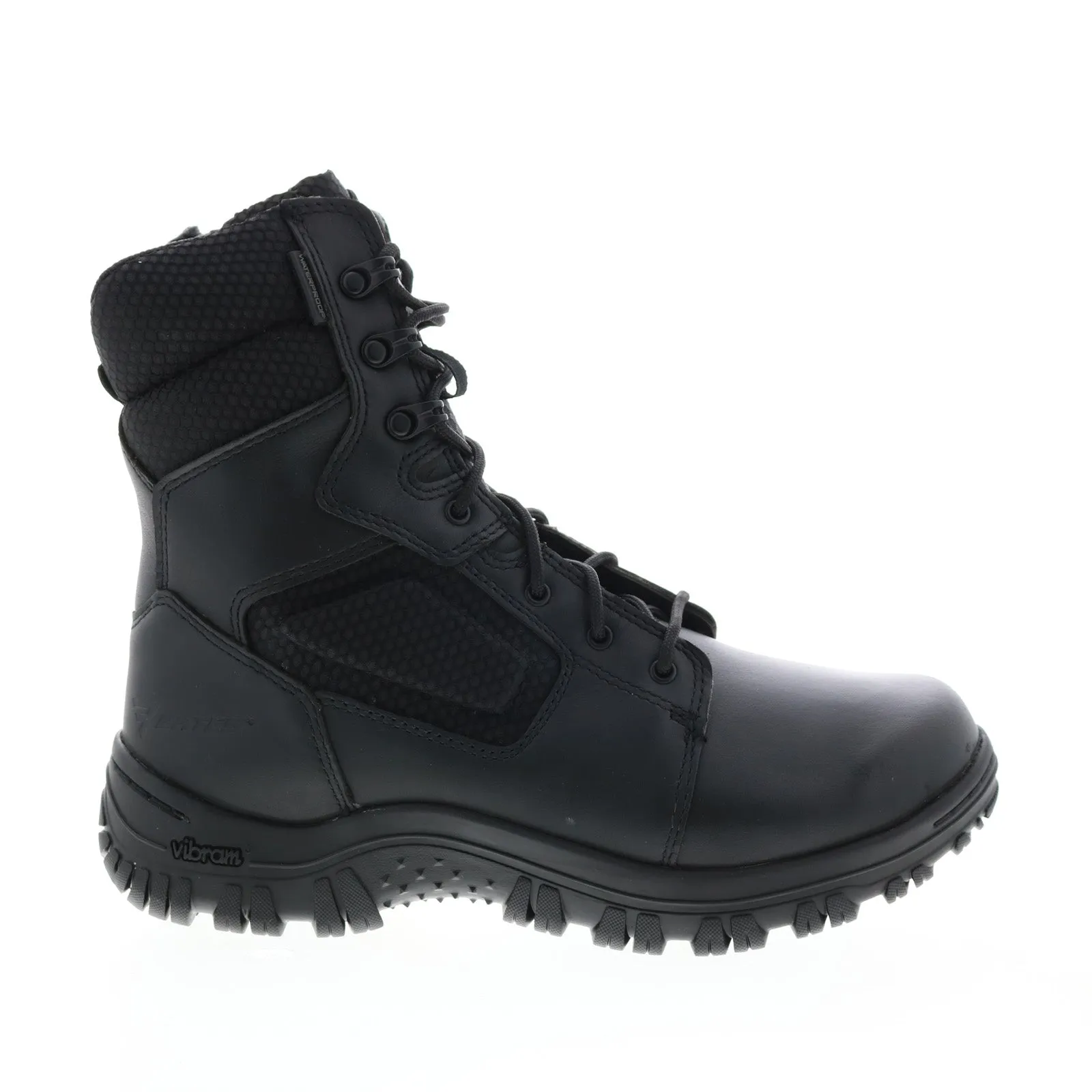 Trendy Look Bates Maneuver Waterproof Side Zip E05508 Mens Black Leather Tactical Boots