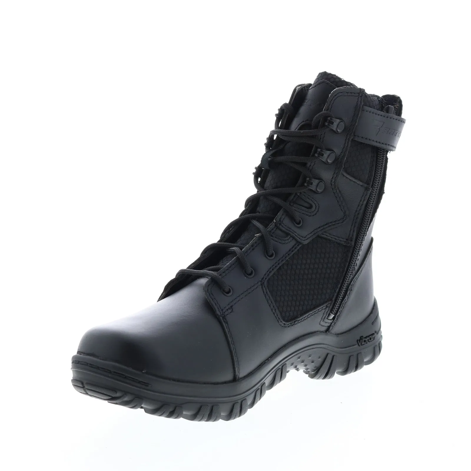 Bates Maneuver Waterproof Side Zip E05508 Mens Black Leather Tactical Boots Durable Look Party Goer